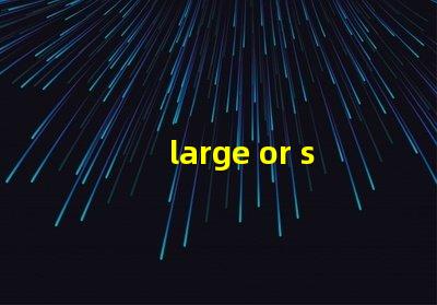 large or small是什么意思 also small是什么意思